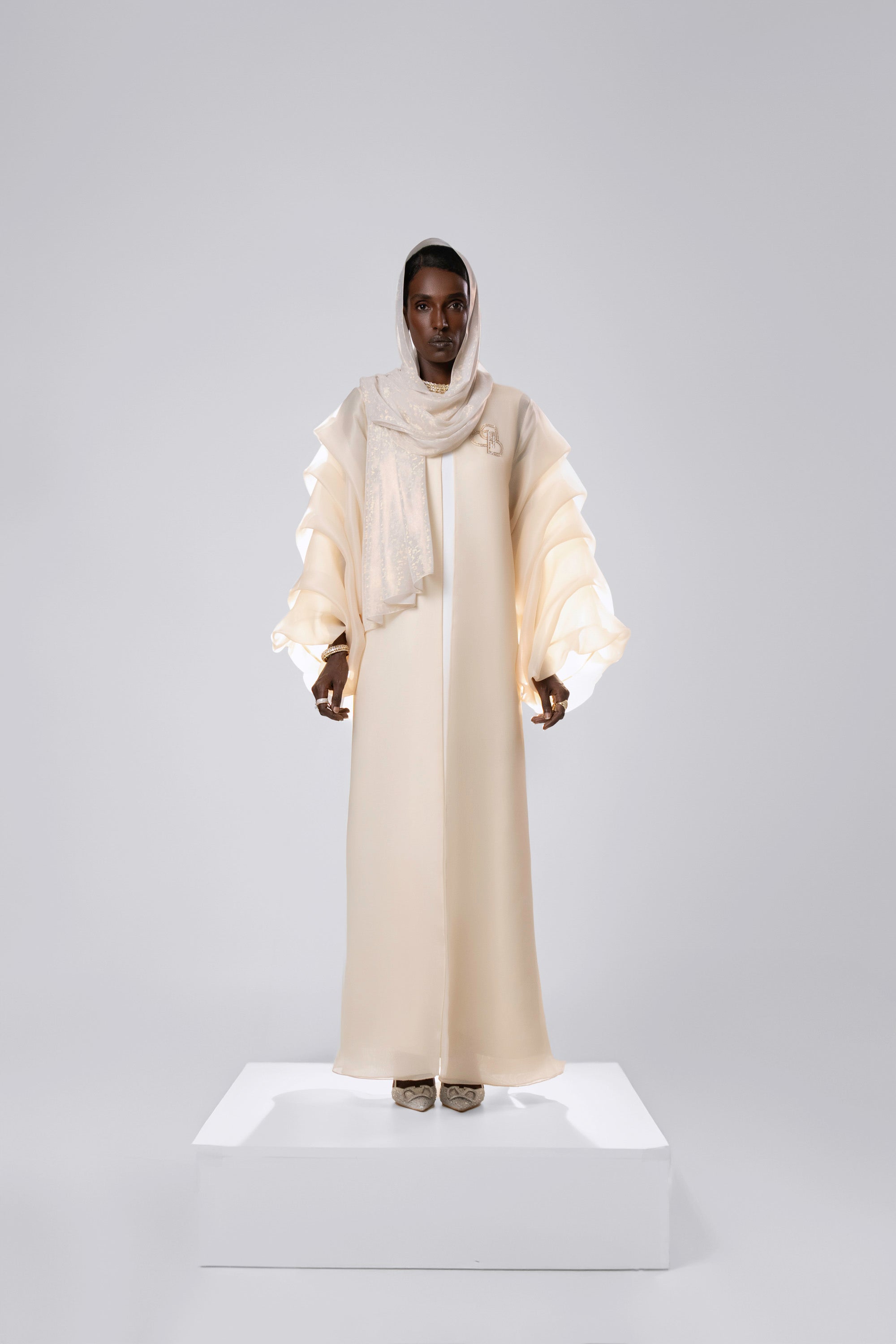 Rainbow Frost - Chiffon Scarf