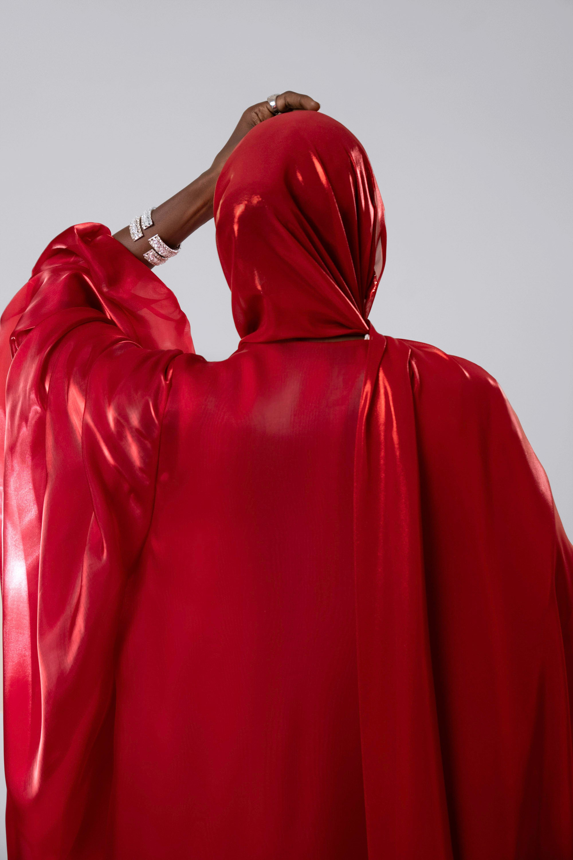 Red Frost - Chiffon Scarf