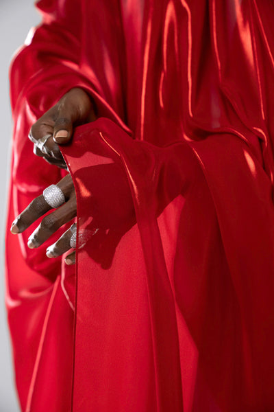 Red Frost - Chiffon Scarf