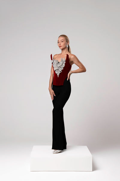 Liana - Velvet Silver Bloom