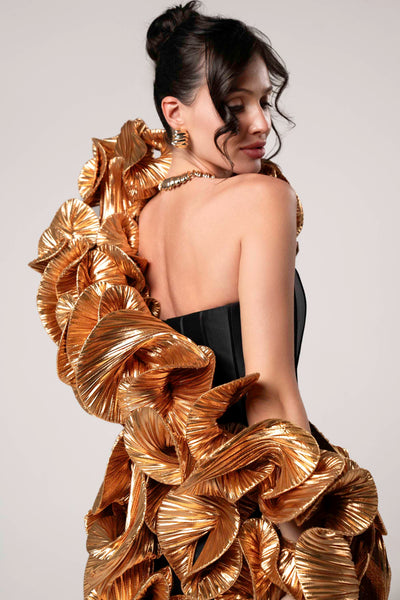 Aurelia - Golden Ruffle Bloom