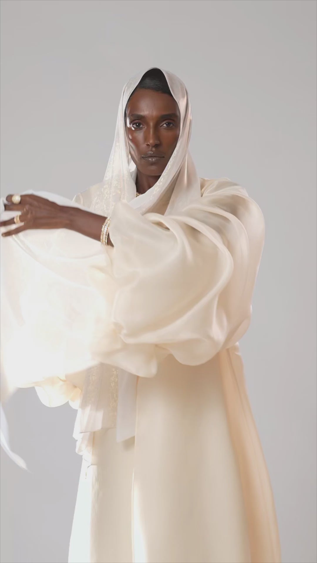 Rainbow Frost - Chiffon Scarf