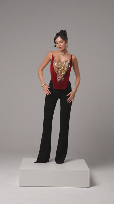 Elianne - Velvet Golden Bloom